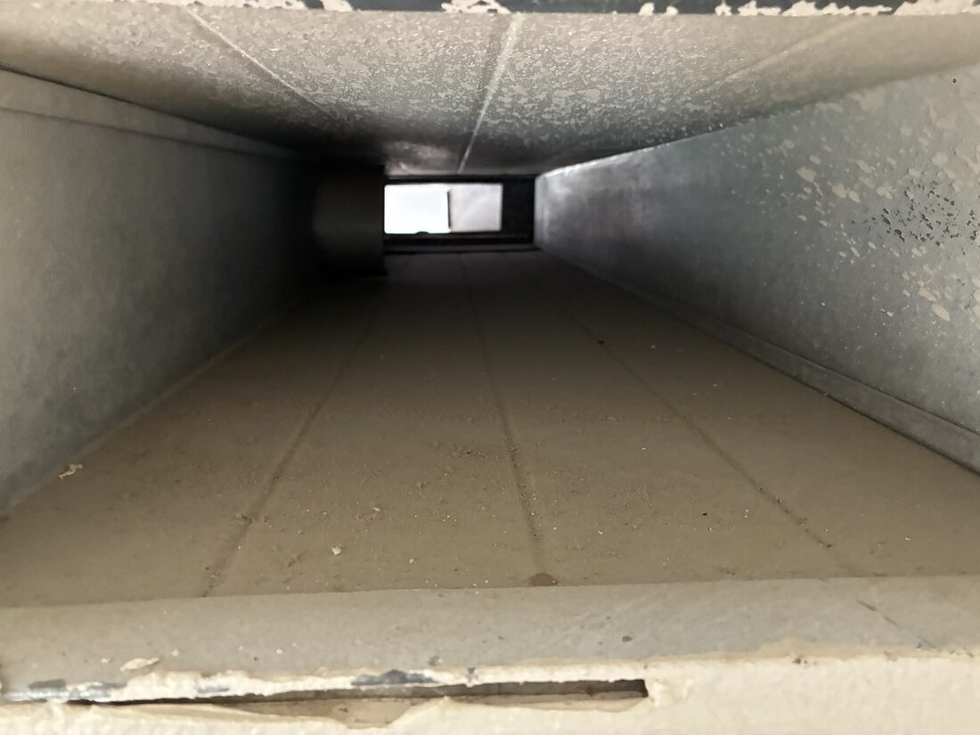 Clean duct interior after service