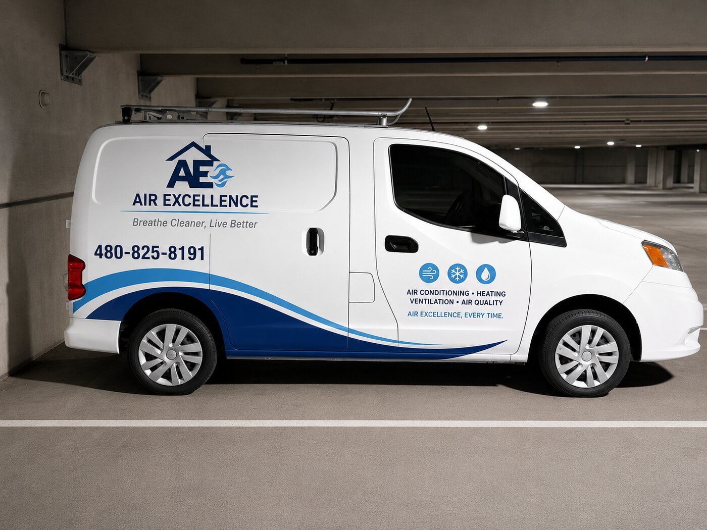 Air Excellence service van